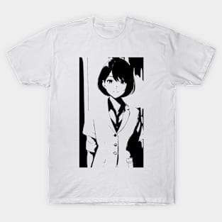 Anime Girl In Office Uniform 13 T-Shirt